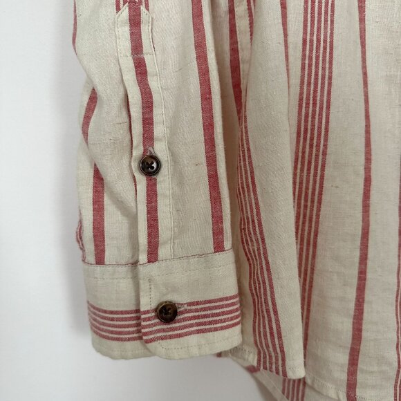 Marine Layer Long Sleeve Striped Button-Down, Size XS - Picture 4 of 4